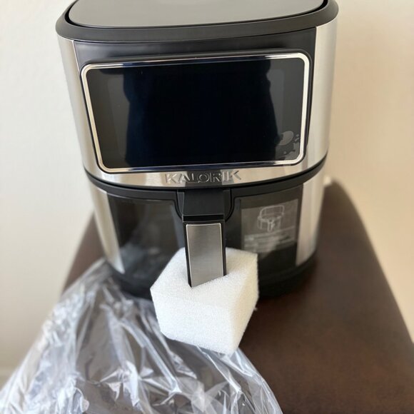 Kalorik Vivid Touch 5 qt High-Res Touchscreen Air Fryer -Stainless Steel - NIB - Picture 5 of 9